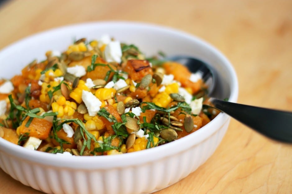 Image of Winter squash and corn