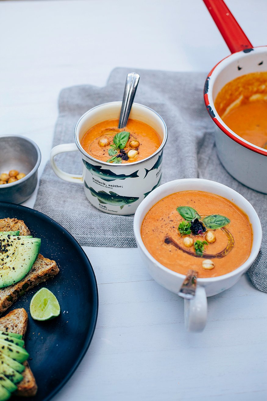 Fresh Tomato Soup Recipe  Laura in the Kitchen - Internet Cooking