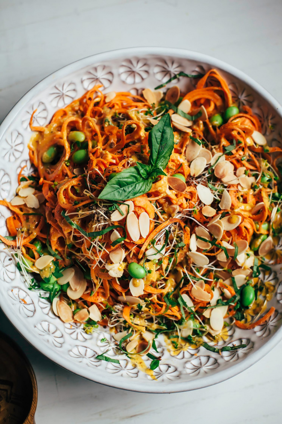Sweet Potato Noodle Salad w/ Creamy Chipotle Miso Sauce