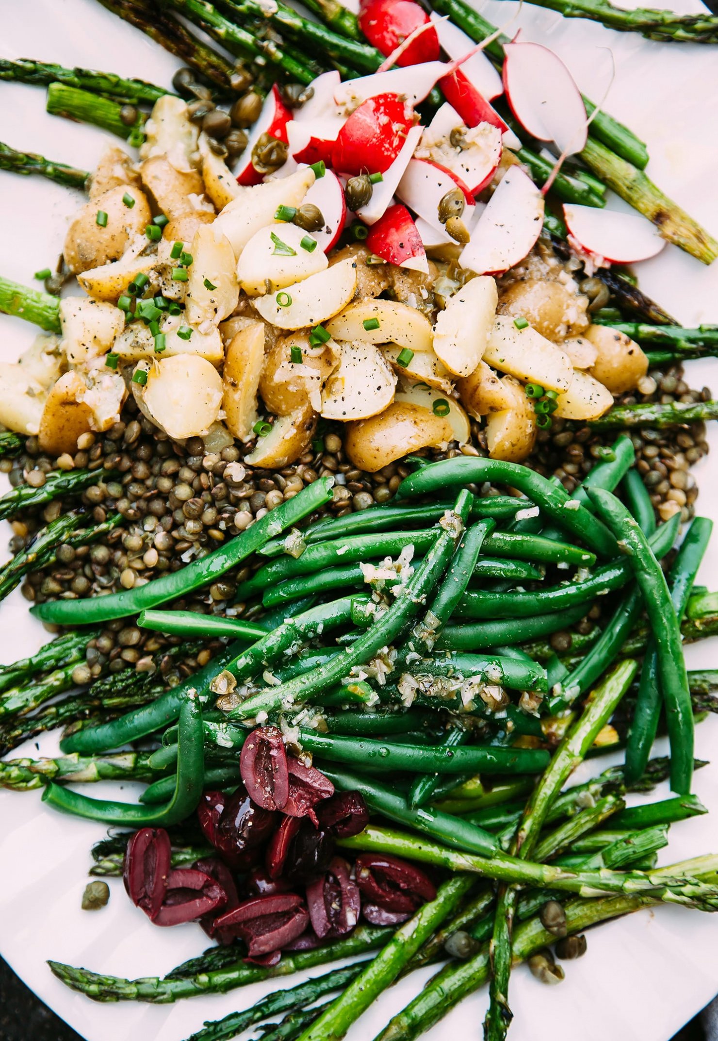 Grilled Asparagus & French Lentil NiçoiseInspired Salad The First Mess