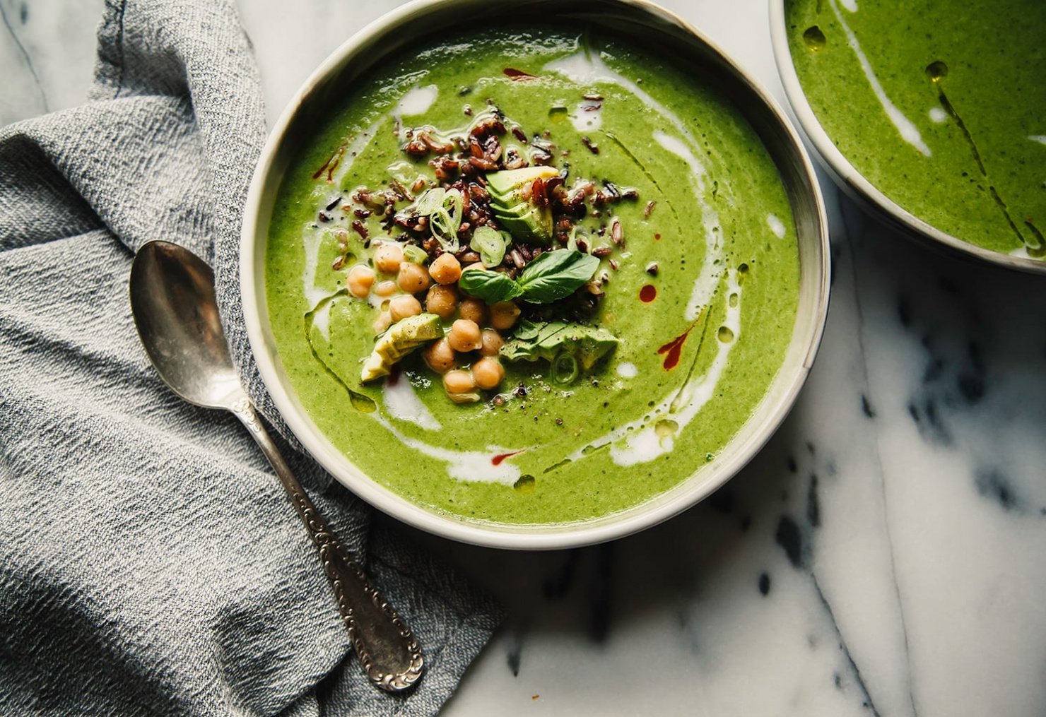Coconut Green Soup with Celery, Kale & Ginger The First Mess