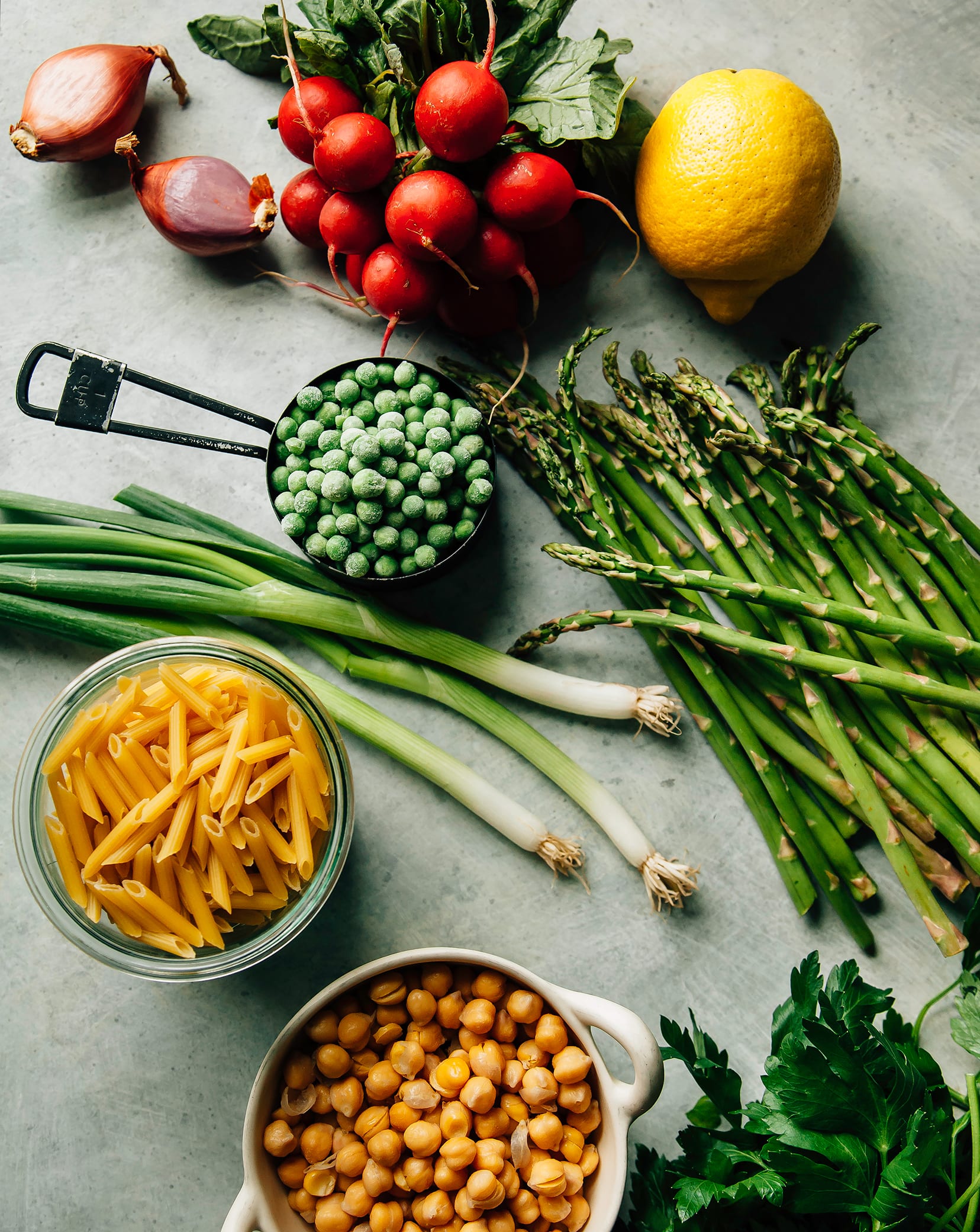 Lemon Chickpea Pasta Salad Meal Prep (30g Protein) - That Vegan Babe