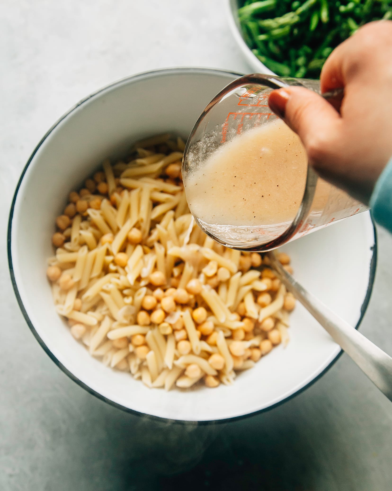 Lemon Chickpea Pasta Salad Meal Prep (30g Protein) - That Vegan Babe