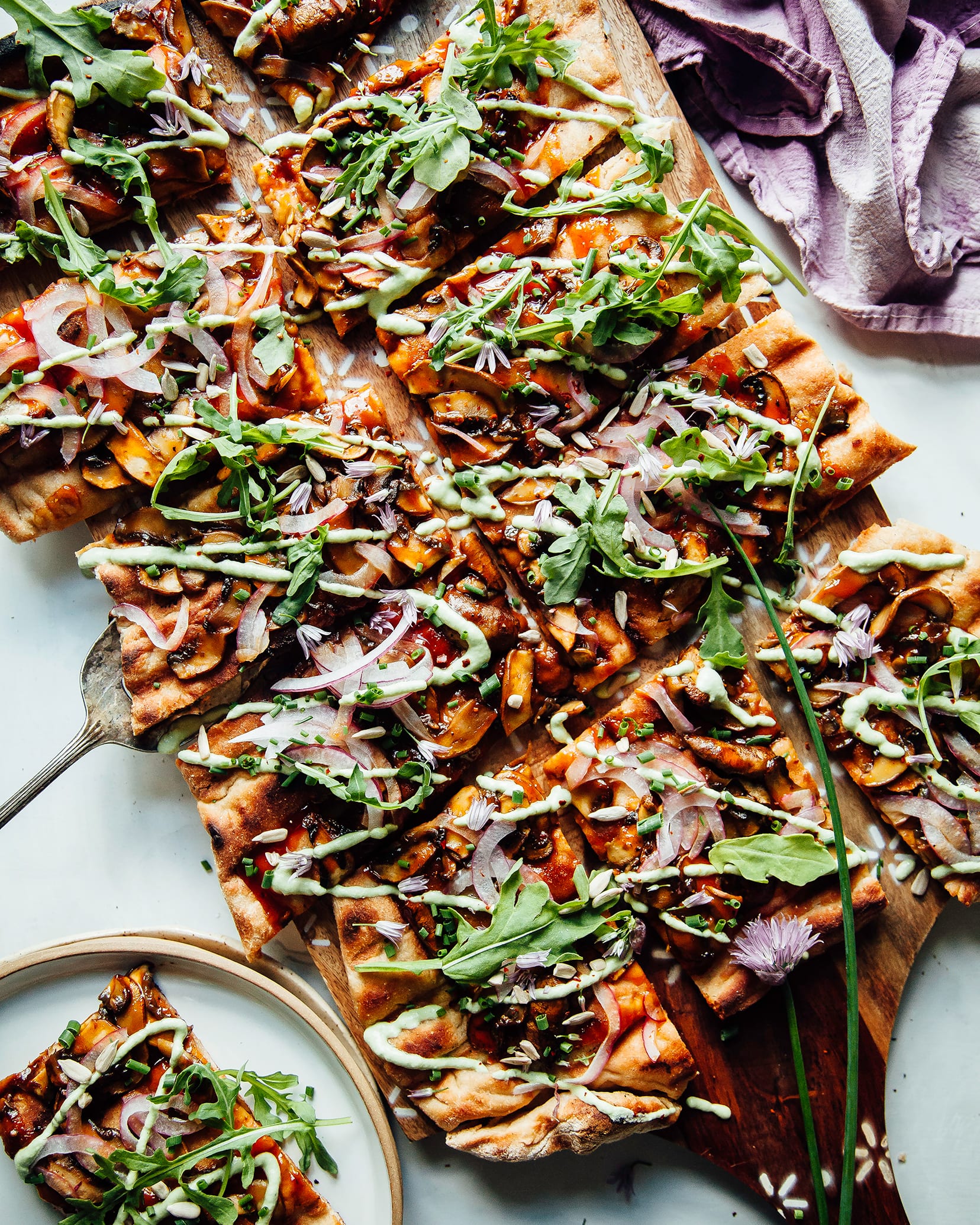 Homemade Flatbread Pizza Crust : Homemade Margarita ...