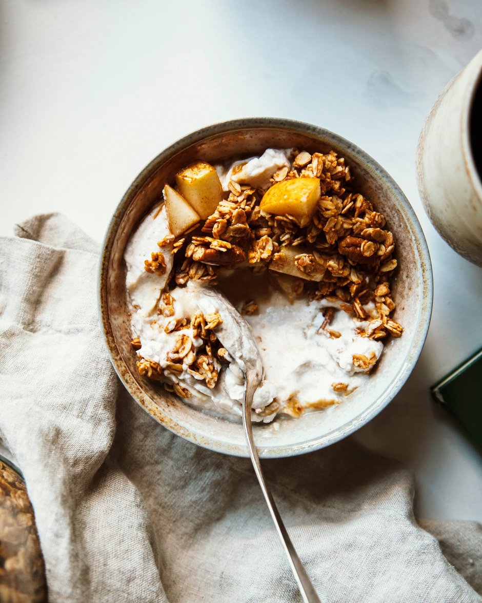 Spiced Vegan Sweet Potato Granola with Pecans | The First Mess