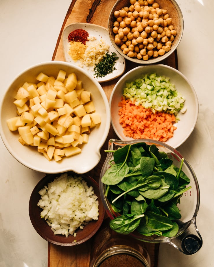 Spring Chickpea Soup - The Salty Marshmallow