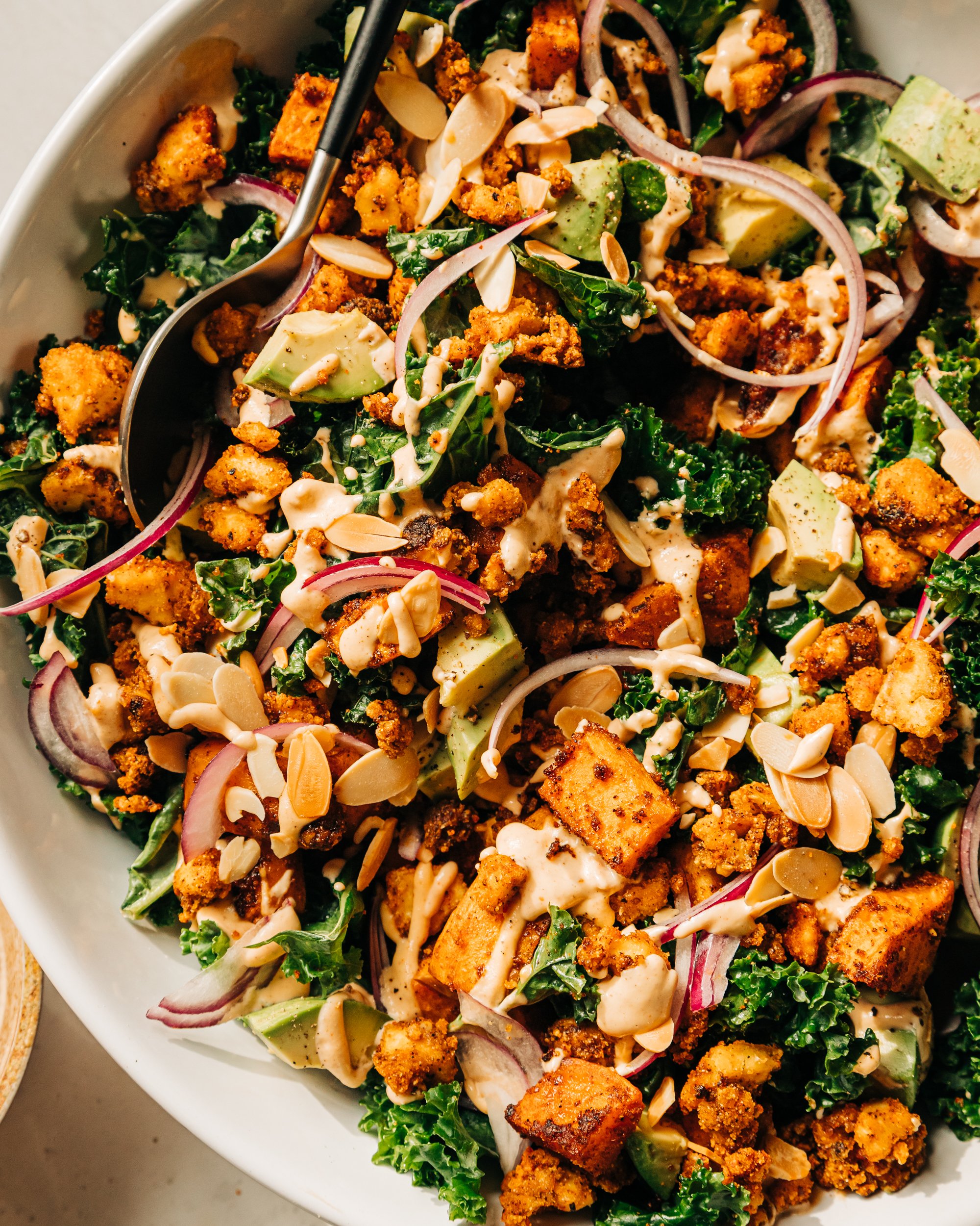 Superfood Salad Bowls with Crispy Chicken - A Healthy Meal Prep Recipe