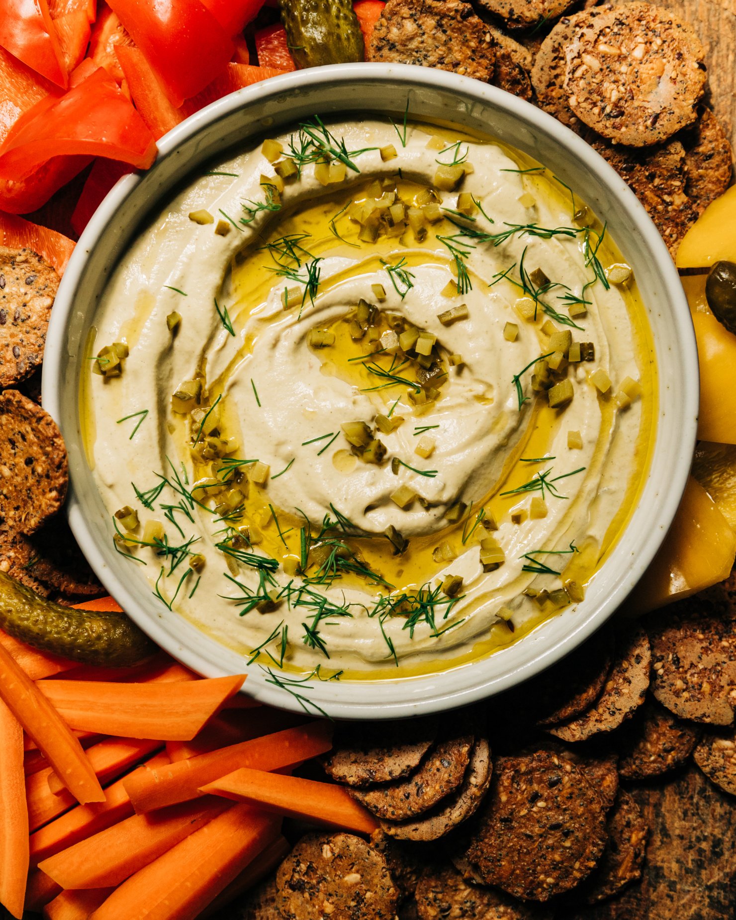 Vegan Dill Pickle Dip Recipe The First Mess