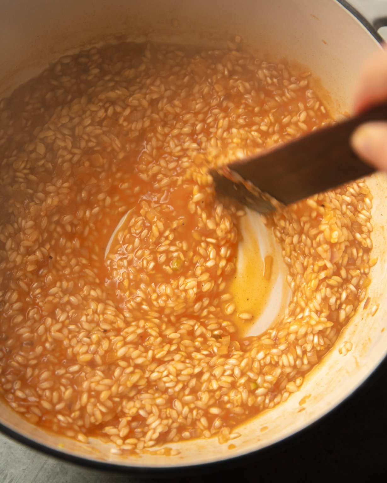 Broccoli Rabe Risotto with Balsamic Radicchio The First Mess