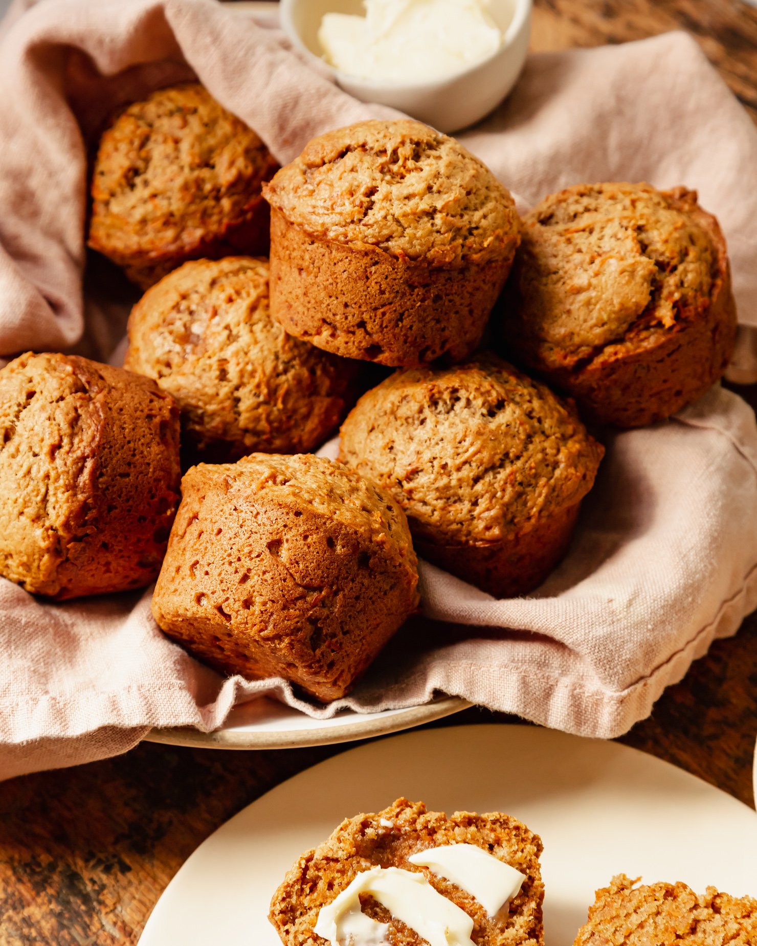 Moist Vegan Carrot Muffins