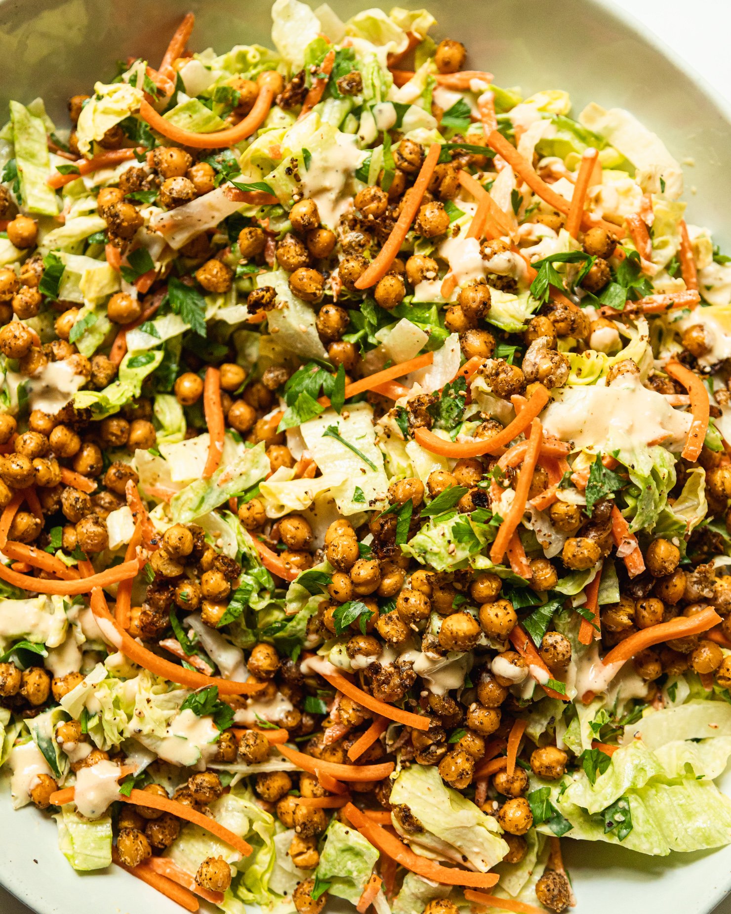Hummus Crunch Salad The First Mess