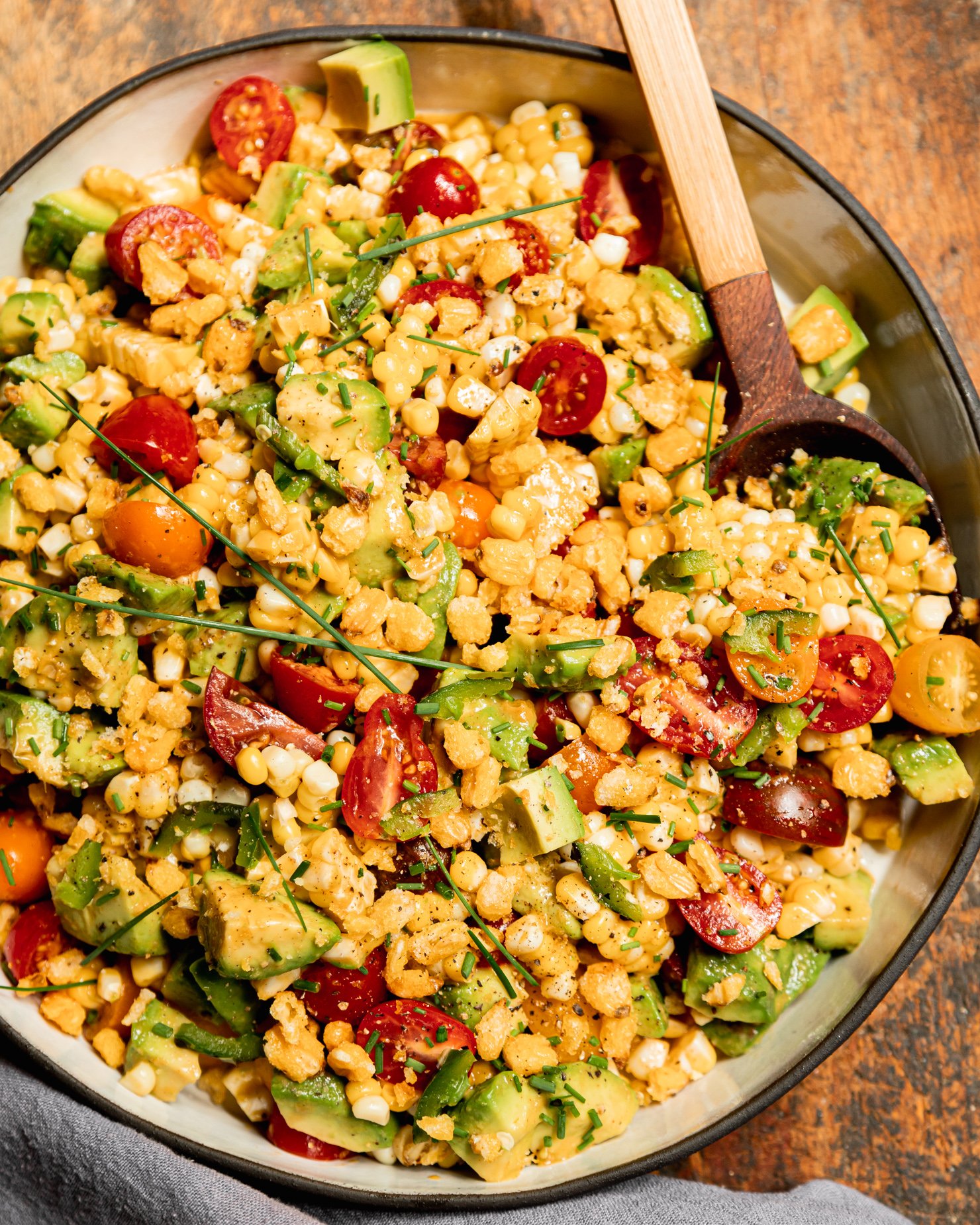 15-Minute Fresh Corn & Tomato Salad - The Clever Carrot