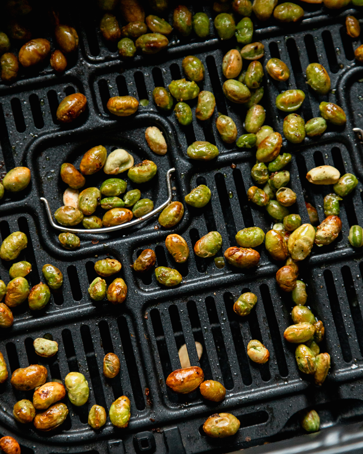 Crispy Chewy Air Fryer Edamame The First Mess