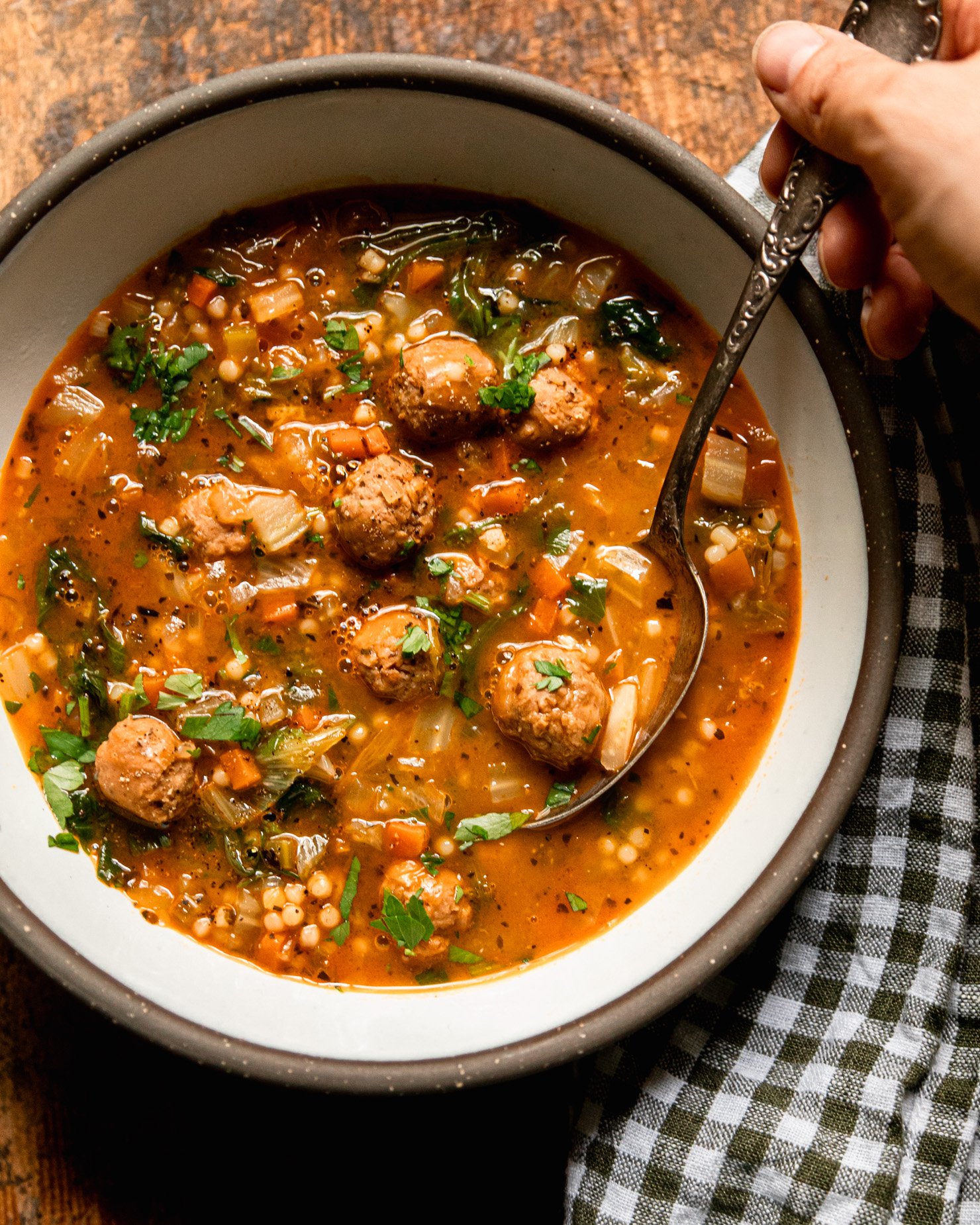 Vegan Italian Wedding Soup | The First Mess