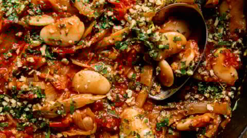 Caramelized Fennel, Tomato &amp; Butter Bean Skillet